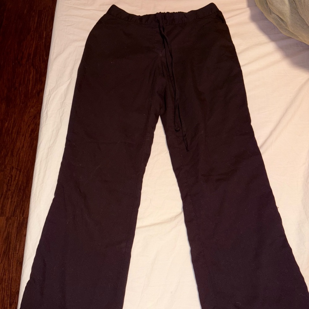 Greys anatomy black scrub pants